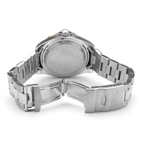 Invicta 14544 Men's Pro Diver Rose Gold Bezel Silver Dial Steel Bracelet Dive Watch ,