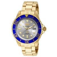 Invicta 15845 Men's Grand Diver Automatic Silver Dial Gold Tone Steel Dive Watch ,