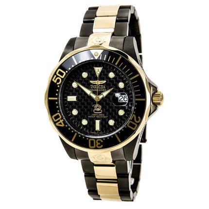 Invicta 15846 Men's Grand Diver Black Dial Two Tone Steel Bracelet Automatic Watch ,