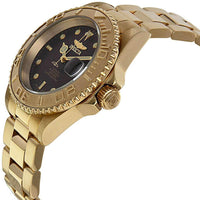 Invicta 15847 Men's Pro Diver Automatic Brown Dial Gold Steel Bracelet Watch ,
