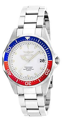 Invicta 17047 Men's Pro Diver White Dial Stainless Steel Bracelet Dive Watch ,
