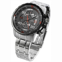 Invicta 17204 Men's Aviator Chronograph Gunmetal Dial Stainless Steel Bracelet Watch ,