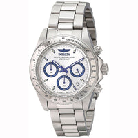 Invicta 17311 Men's Speedway Silver Dial Quartz Chronograph Steel Bracelet Dive Watch ,