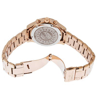 Invicta 19218 Women's Angel Rose Gold Dial Rose Gold Plated Steel Bracelet Chronograph Watch ,