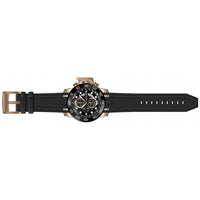 Invicta 19254 Men's I-Force Quartz Black Rubber Strap Black Dial Multifunction Chrono Watch ,