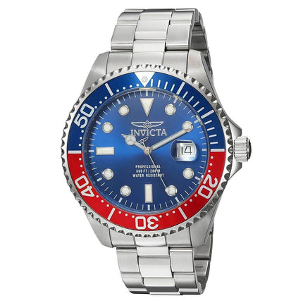 Invicta 22823 Men's Pro Diver Blue Dial Steel Bracelet Dive Watch ,