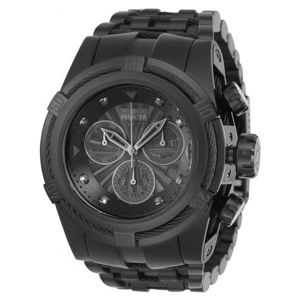Invicta 23915 Men's Chrono Black IP Steel Black Dial Watch ,