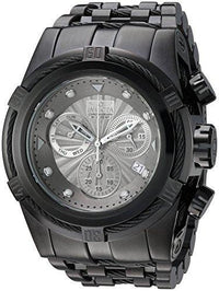Invicta 23915 Men's Chrono Black IP Steel Black Dial Watch ,