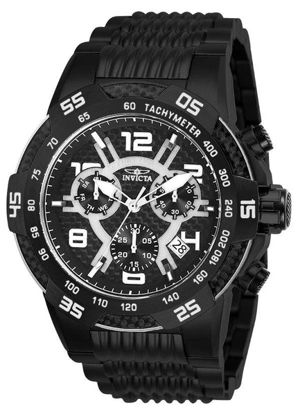 Invicta 25288 Men's Speedway Black IP Steel Bracelet Chrono Watch ,