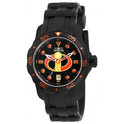 Invicta 26856 Women's Disney Black Dial Strap Quartz Watch ,