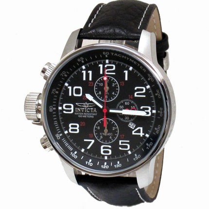 Invicta 2770 Men's Black Stainless Steel Lefty Chronograph ,
