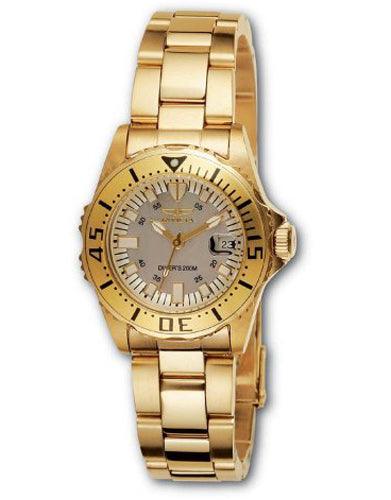 Invicta 2963 Women's Pro Diver Gold Tone SS Watch ,