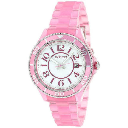 Invicta 30353 Women's Anatomic White Dial Pink Bracelet Watch ,