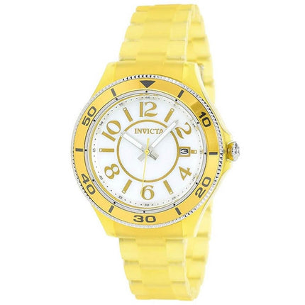 Invicta 30357 Women's Anatomic MOP Dial Yellow Bracelet Watch ,