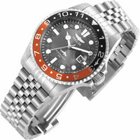 Invicta 30621 Men's Pro Diver Black and Orange Bezel Bracelet Watch ,