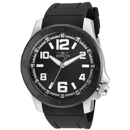 Invicta 30702 Men's Specialty Silver Tone Case Black Strap Watch ,