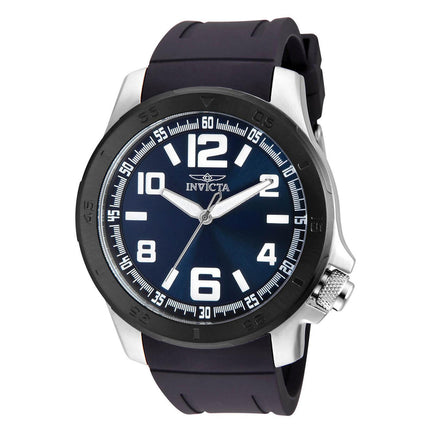 Invicta 30703 Men's Specialty Silver Tone Case Blue Dial Watch ,