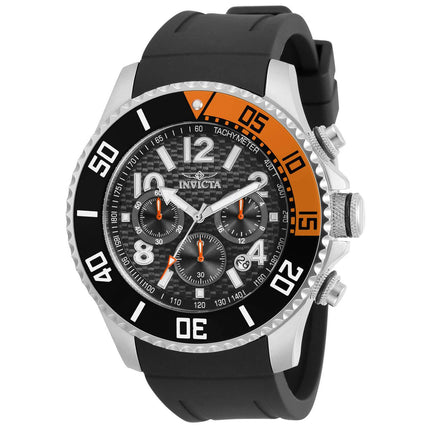 Invicta 30708 Men's Pro Diver Black Dial Strap Chronograph Watch ,