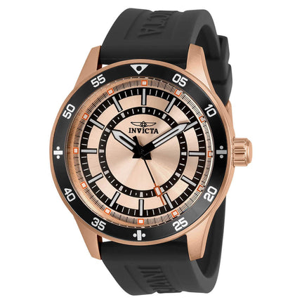 Invicta 30716 Men's Specialty Rose Gold Dial Strap Quartz Watch ,