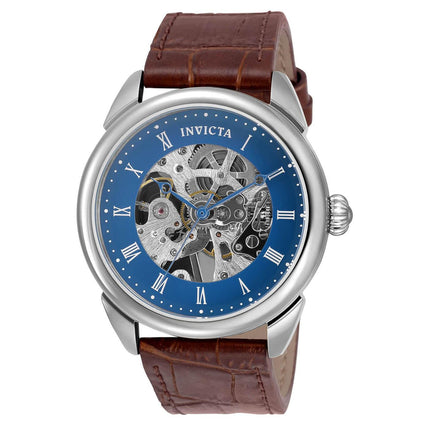 Invicta 30723 Men's Specialty Brown Leather Strap Mechanical Watch ,