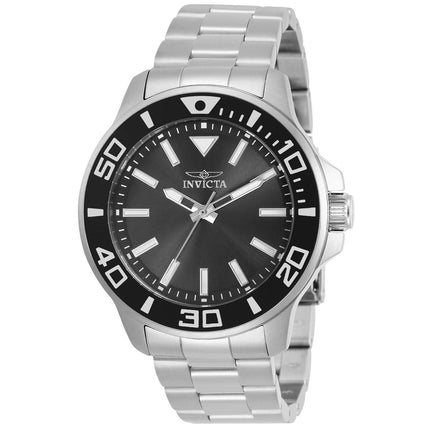 Invicta 30744 Men's Pro Diver Silver Steel Bracelet Quartz Watch ,