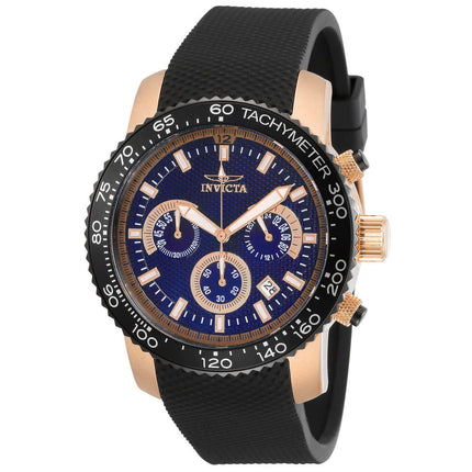 Invicta 30775 Men's Specialty Chrono Blue and Rose Gold Dial Watch ,