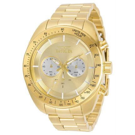 Invicta 30789 Men's Speedway Chrono Yellow Gold Bracelet Watch ,