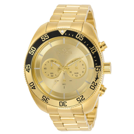 Invicta 30803 Men's Pro Diver Chrono Yellow Gold Bracelet Watch ,