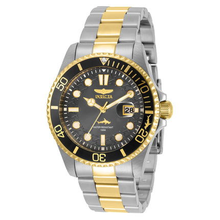 Invicta 30809 Men's Pro Diver Quartz Charcoal Dial Bracelet Watch ,