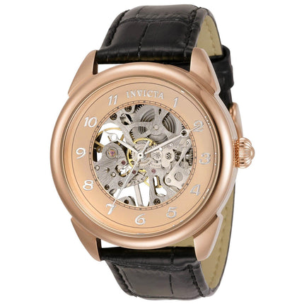 Invicta 31308 Men's Specialty Skeleton Dial Black Strap Watch ,