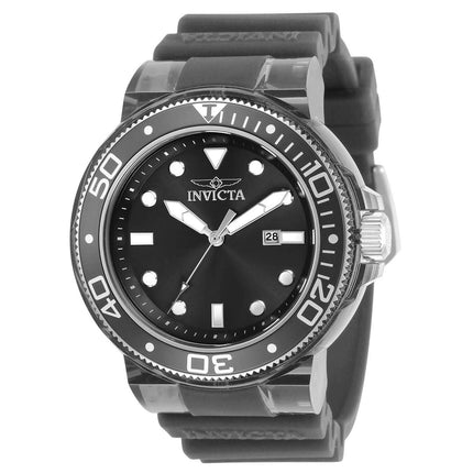 Invicta 32334 Men's Pro Diver Quartz Black Dial Strap Watch ,