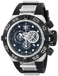 Invicta 6564 Men's Subaqua NOMA Rubber Strap Black Dial Chronograph Watch ,