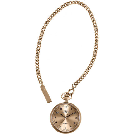 Invicta Men's Automatic Pocket Watch - Vintage Khaki Stainless Steel Chain | 35648 ,