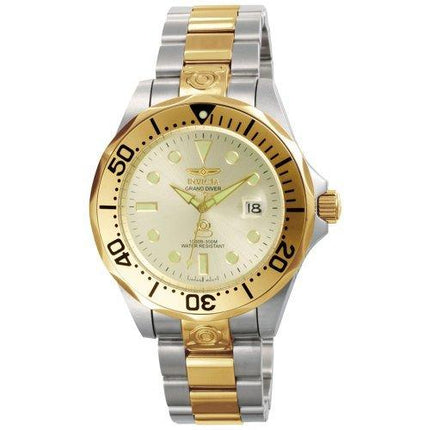 Invicta Men's Automatic Two Tone Watch - Pro Diver Silver Dial | 3050 ,