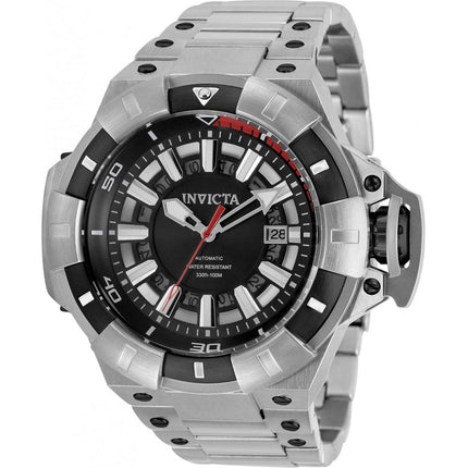 Invicta Men's Automatic Watch - Akula Black and Silver Tone Dial Bracelet | 31814 ,