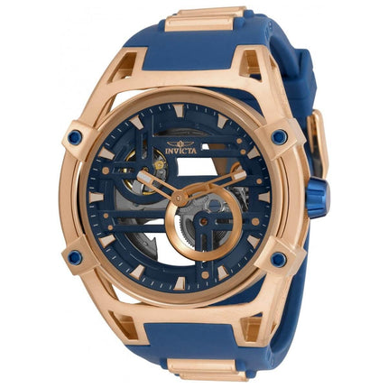 Invicta Men's Automatic Watch - Akula Blue and Rose Gold Tone Strap | 32355 ,