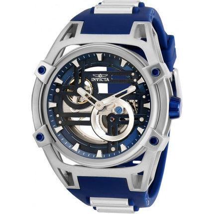 Invicta Men's Automatic Watch - Akula Skeleton Dial Blue and Silver Strap | 32354 ,