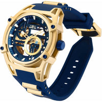 Invicta Men's Automatic Watch - Akula Skeleton Dial Blue and YG Strap | 32350 ,