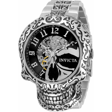 Invicta Men's Automatic Watch - Artist Semi Skeleton Dial Steel Bracelet | 31907 ,