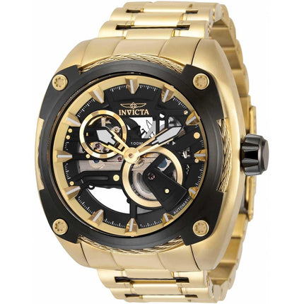 Invicta Men's Automatic Watch - Bolt Automatic Black and Gold Tone Dial | 34958 ,