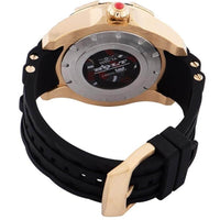 Invicta Men's Automatic Watch - Bolt Black Rubber Strap Semi Skeleton Dial | 32325 ,