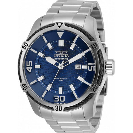 Invicta Men's Automatic Watch - Bolt Blue Dial Stainless Steel Bracelet | 29769 ,
