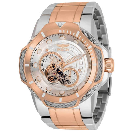 Invicta Men's Automatic Watch - Bolt Chronograph Rose Gold And Silver Dial | 31176 ,