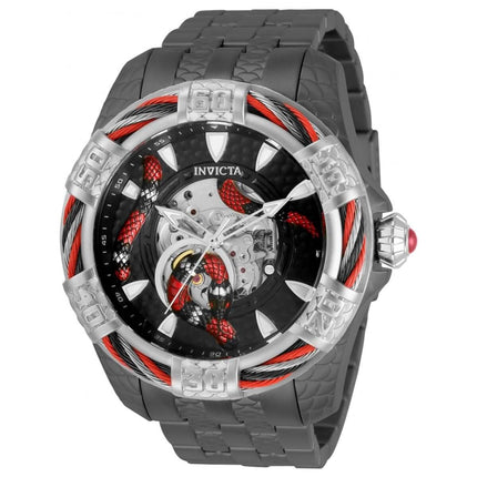 Invicta Men's Automatic Watch - Bolt King Snake Black Steel Bracelet | 32316 ,