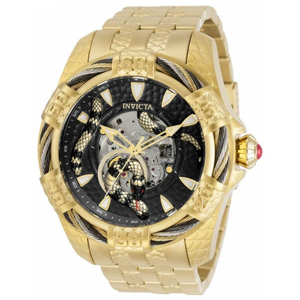 Invicta Men's Automatic Watch - Bolt King Snake Yellow Gold Steel Bracelet | 32319 ,