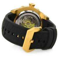 Invicta Men's Automatic Watch - Bolt Open Heart Black Dial Rubber Strap | 27876 ,
