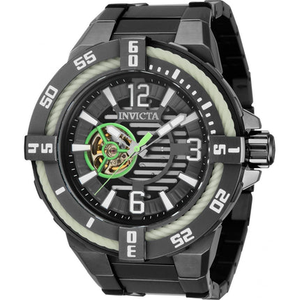 Invicta Men's Automatic Watch - Bolt Open Heart Dial Stainless Steel Bracelet | 34997 ,