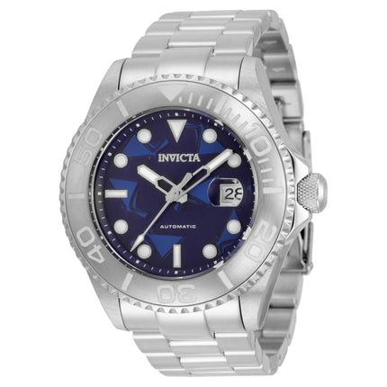 Invicta Men's Automatic Watch - Cruiseline Blue Dial Silver Tone Bracelet | 34492 ,