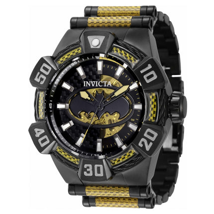 Invicta Men's Automatic Watch - DC Comics Batman Black and Gold Dial Steel | 40982 ,
