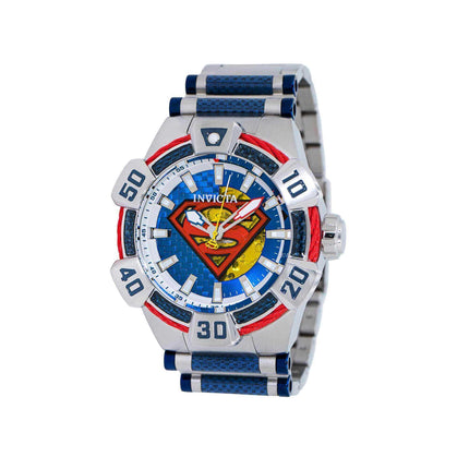 Invicta Men's Automatic Watch - DC Comics Superman Blue and Silver Bracelet | 41000 ,